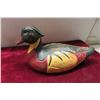 Image 6 : 3 Wood Carved Ducks Largest 7x13x6