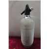Image 4 : Silver Glass Mesh 1960's Soda Seltzer Bottle, 4PC Bar Set 