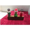 Image 6 : Silver Glass Mesh 1960's Soda Seltzer Bottle, 4PC Bar Set 