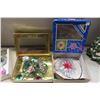 Image 2 : Vintage Christmas Treetop Decorations, Stained Glass Ornaments