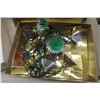 Image 3 : Vintage Christmas Treetop Decorations, Stained Glass Ornaments
