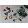 Image 6 : Vintage Christmas Treetop Decorations, Stained Glass Ornaments