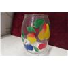 Image 3 : Hand Painted Vase, Glass Rolling Pin Filled with Marbles and Cookie Jar