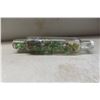 Image 4 : Hand Painted Vase, Glass Rolling Pin Filled with Marbles and Cookie Jar