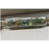 Image 5 : Hand Painted Vase, Glass Rolling Pin Filled with Marbles and Cookie Jar