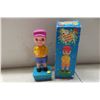 Image 5 : Vintage Pot Belly Clown Bank and Weewee Water Squirter Both with Original Boxes