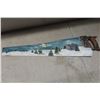Image 2 : Hand Painted Saw and Novelty Plate 'Winter Road 2015'