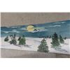Image 5 : Hand Painted Saw and Novelty Plate 'Winter Road 2015'
