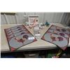 Image 1 : 8 Rooster Place Mats, Cow Creamers, Piggy Salt Pepper Shakers and Wall Decals