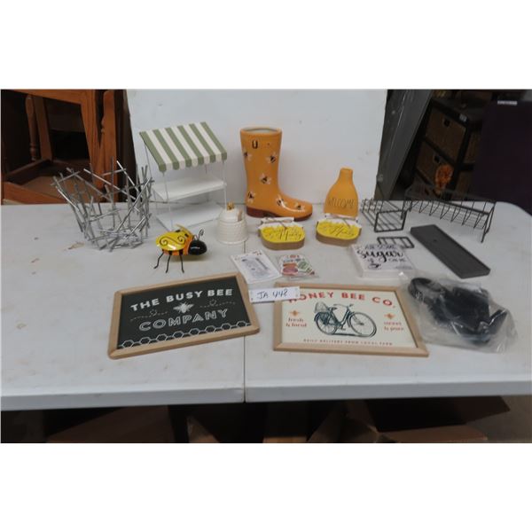 Honey Pictures, Honey Jar, Metal Bee, Ceramic Boot, Welcome Vase and More