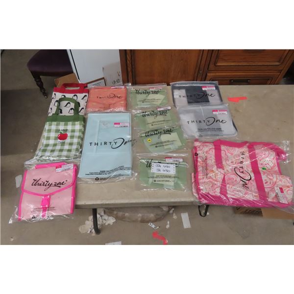 New Reuseable Lunch Bags, Organizers, Totes, Snack Bags 