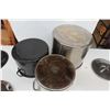 Image 2 : 6 Litres Steel Pot with Lid, 9 Litres Speckleware Pot with Lid, 16 Litres Steel Pot with Lid