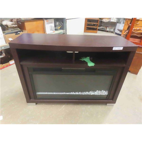 Fireplace-Style Electric Heater TV Stand 31'' x 44'' x 16'' 