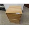 Image 3 : 2 Drawer Wood File Cabinet 30'' x 18'' x 18 1/2'' 