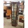Image 1 : Light-Up Curio with Glass Shelving 71'' x 24'' x 12'' 