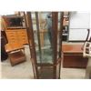 Image 3 : Light-Up Curio with Glass Shelving 71'' x 24'' x 12'' 