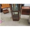 Image 4 : Light-Up Curio with Glass Shelving 71'' x 24'' x 12'' 