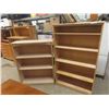 Image 1 : 2 Open Shelves | 5 Shelf 61'' x 36'' x 12'' | 3 Shelf 47'' x 
