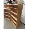 Image 3 : 2 Open Shelves | 5 Shelf 61'' x 36'' x 12'' | 3 Shelf 47'' x 