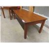 Image 4 : Coffee Table 16'' x 46'' x 19 1/2'' , End Table 19 1/2'' x 23