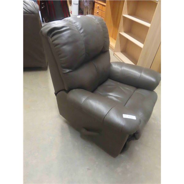 Leather/Leather Style Reclining Chair 