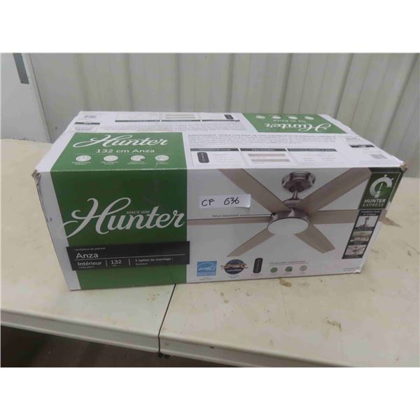 New Hunter Ceiling Light/Fan 52'' 