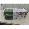 Image 1 : New Hunter Ceiling Light/Fan 52'' 