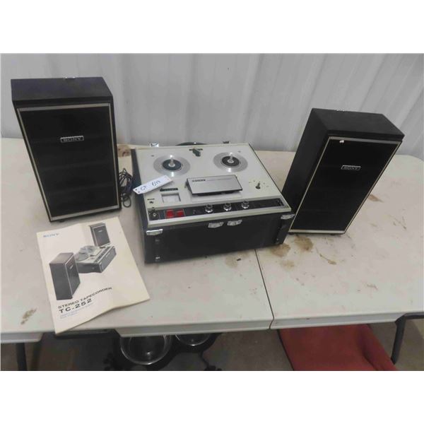 Sony Stereo Tape Corder TC-252, Reel to Reel (Portable)