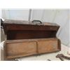 Image 4 : Antique Carpentry Tool Box with Some Tools; Saws, Draw 