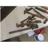 Image 6 : Antique Carpentry Tool Box with Some Tools; Saws, Draw 