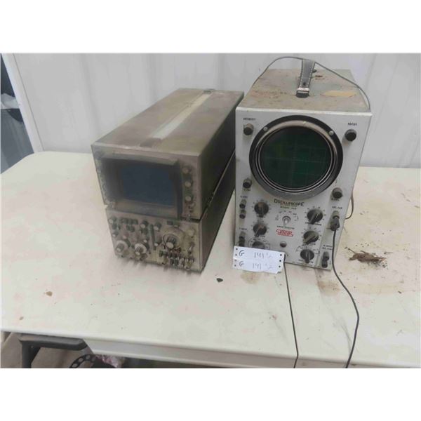 Oscilloscope Model 460 , HP 1805A Dual Channel Vertical