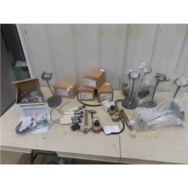 Honeywell Bar Code Scanner with Stand, Pressure Gauge