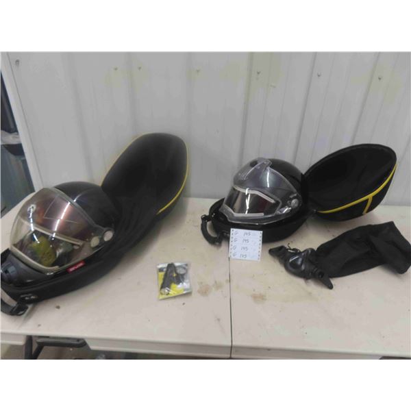 2 New Skidoo BRP Snowmobile Helmets 