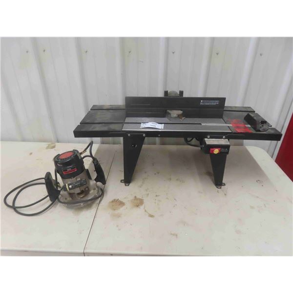 Craftsman 6.5amp Plunge Router with Router Table 