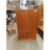 Image 1 : Teak Entertainment Cabinet 56'' x 33'' x 20'' 