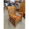 Image 1 : Oak Mission Rocking Chair 