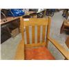 Image 2 : Oak Mission Rocking Chair 