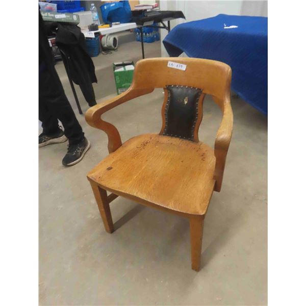 Oak Office Chair 