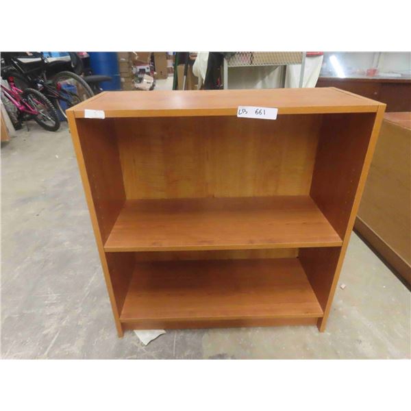 2 Tier Teak Open Shelf 28'' x 12'' x 30'' 