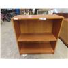Image 1 : 2 Tier Teak Open Shelf 28'' x 12'' x 30'' 