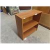 Image 2 : 2 Tier Teak Open Shelf 28'' x 12'' x 30'' 