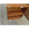Image 4 : 2 Tier Teak Open Shelf 28'' x 12'' x 30'' 