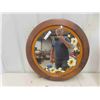 Image 2 : Mirror 24'' Diameter and Table Lamp 