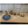 Image 1 : Pottery Pitcher, Bowls, Vase 
