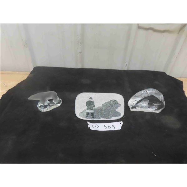 Soapstone & Cut Crystal Northern Display 
