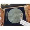 Image 3 : Crystal Knife Set, China Tray, Candlier & More