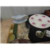 Image 8 : Crystal Knife Set, China Tray, Candlier & More