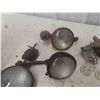 Image 3 : Sedimum Bowls, Vintage Tractor Headlights, Gauges 