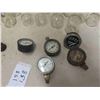 Image 7 : Sedimum Bowls, Vintage Tractor Headlights, Gauges 