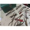 Image 5 : 2 Metal Tool Boxes with Pliers, Cutters & Fencing Tool 